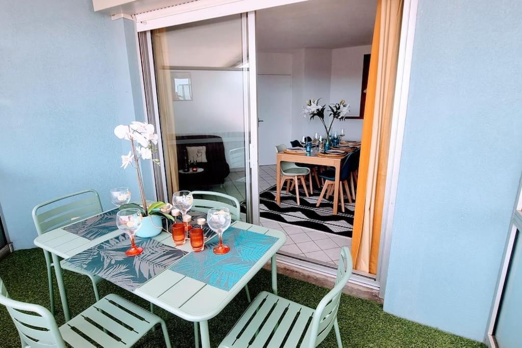 Le Marty 7 Vue Mer Centre Terrasse Garage Piscine Climatisation سُت المظهر الخارجي الصورة